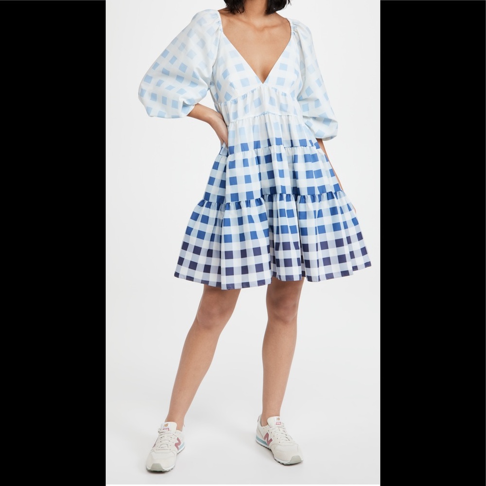 STAUD NWT  mini meadow dress size small